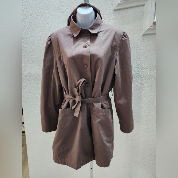 London Fog Jackets & Blazers - London Fog Taupe Coat